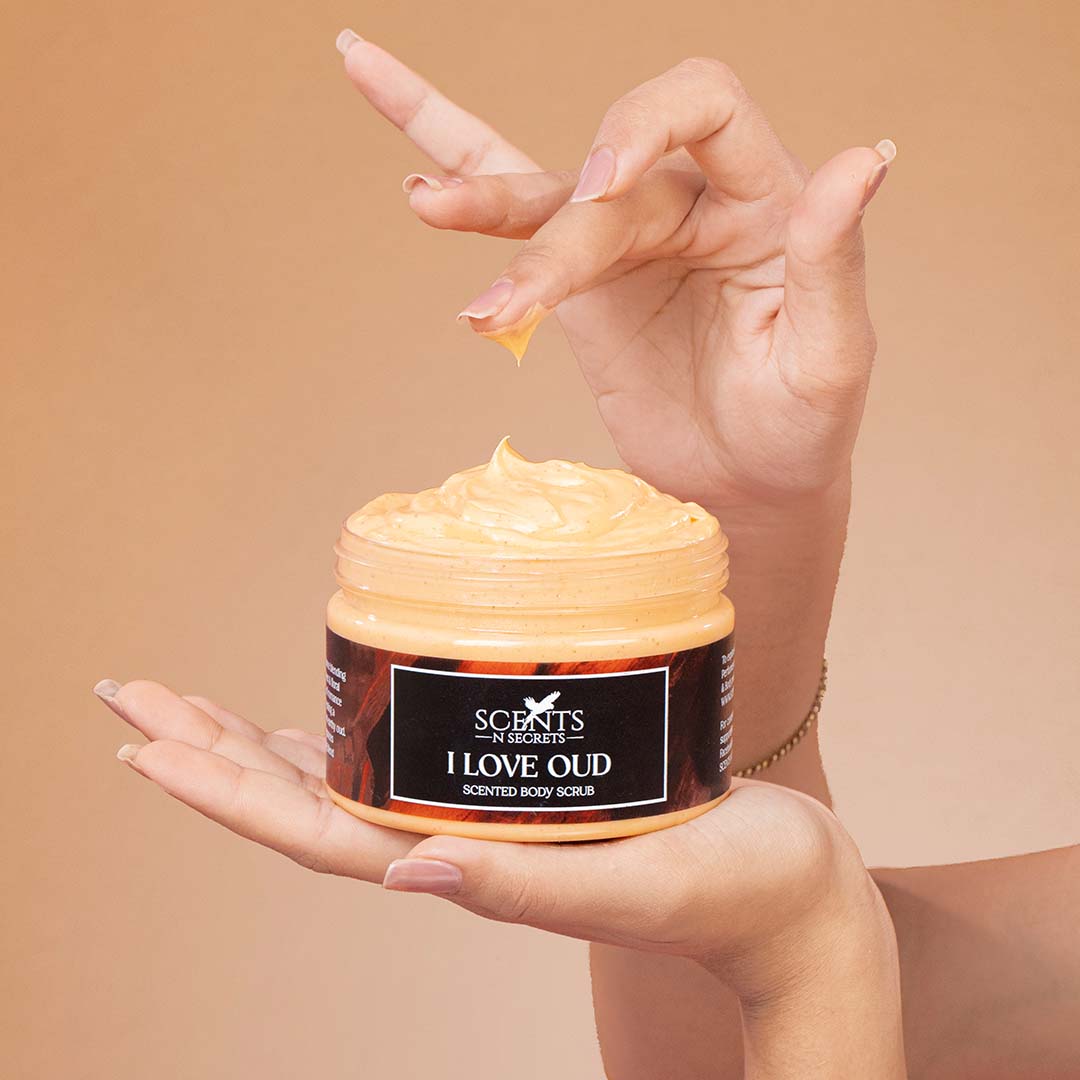 Scents N Secrets I Love Oud Scented Body Scrub